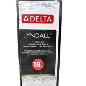 Lyndall 18 in. Wall Mount Towel Bar in Brushed Nickel, LDL18-SN